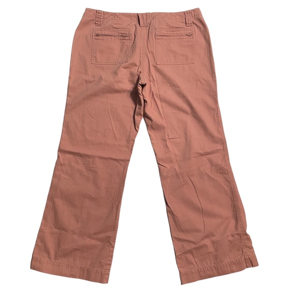 Y2K Vintage Wide Leg 100% Cotton Chino Mid-rise pink pants. Old Navy, size 16 - Picture 2 of 15